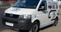 15 799 р. Одинарная защита переднего бампера SLITKOFF диаметром 63 мм Volkswagen Transporter T5 дорестайлинг (2003-2009)  с доставкой в г. Вологда. Увеличить фотографию 4