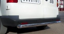 15 799 р. Защита заднего бампера (Ø63 мм, нержавейка) SLITKOFF Volkswagen Transporter T5 дорестайлинг (2003-2009)  с доставкой в г. Вологда. Увеличить фотографию 2