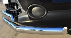13 499 р. Защита переднего бампера (2 трубыØ75х42 и 63 мм, нержавейка) Russtal Nissan Qashqai 2 J11 дорестайлинг (2013-2019)  с доставкой в г. Вологда. Увеличить фотографию 3