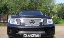 2 499 р. Сетка в решетку радиатора Russtal Nissan Pathfinder R51 рестайлинг (2009-2014) (хром)  с доставкой в г. Вологда. Увеличить фотографию 3
