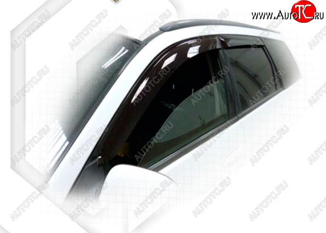 1 899 р. Дефлектора окон CA-Plastic  Nissan Wingroad  2 Y11 (2001-2005) рестайлинг универсал (Classic полупрозрачный, Без хром.молдинга)  с доставкой в г. Вологда