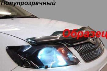 2 199 р. Дефлектор капота CA-Plastiс exclusive  Nissan AD  Y12 (2006-2016) дорестайлинг (Classic полупрозрачный, Без надписи)  с доставкой в г. Вологда. Увеличить фотографию 2