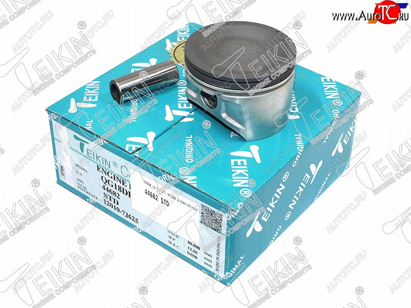 6 649 р. Комплект поршней с пальцами TEIKIN (Ø80 мм, 1,8 QG18DE) Nissan Almera N16 седан дорестайлинг (2000-2003)  с доставкой в г. Вологда