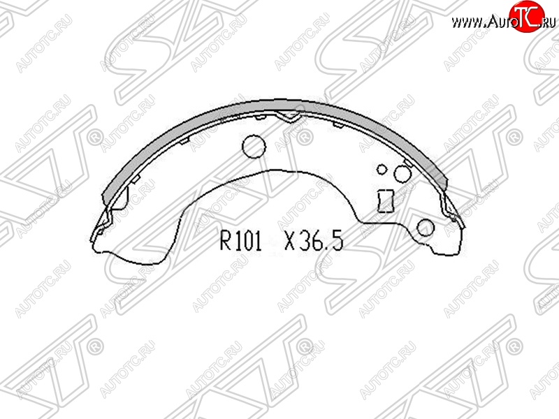1 089 р. Колодки тормозные SAT (задние)  Nissan Almera  N16 - Primera ( седан,  2 седан,  2 универсал)  с доставкой в г. Вологда