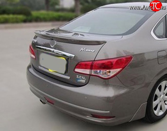 2 549 р. Лип спойлер M-VRS Nissan Almera G15 седан (2012-2019) (Неокрашенный)  с доставкой в г. Вологда