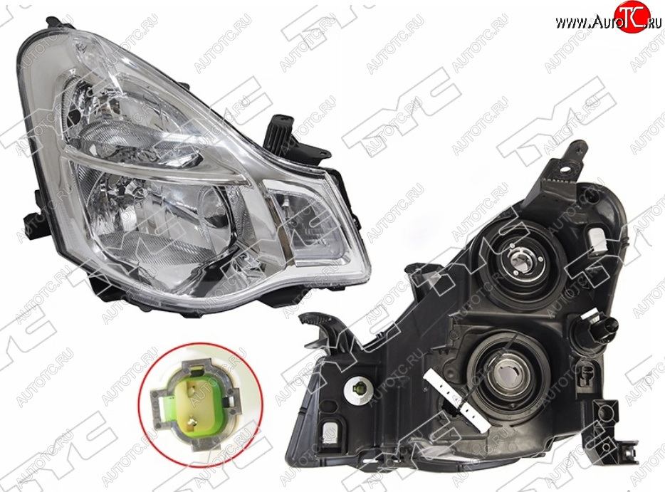 9 999 р. Правая фара (под электрокорректор) TYC  Nissan Almera  G15 (2012-2019) седан  с доставкой в г. Вологда