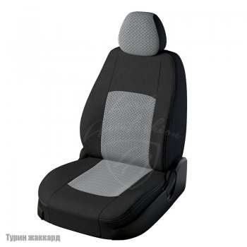 Чехлы для сидений Lord Autofashion Турин (жаккард, раздельная спинка) Nissan Almera G15 седан (2012-2019)