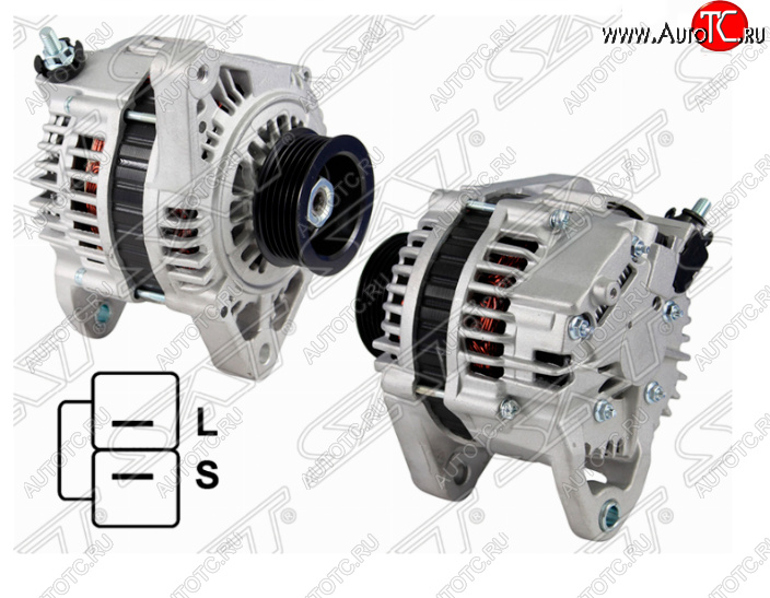 10 249 р. Генератор SAT (12V/90A) Nissan Almera N15 седан дорестайлинг (1995-1998)  с доставкой в г. Вологда