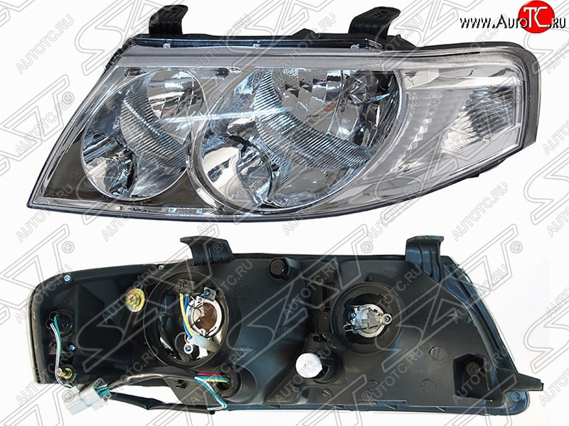 5 549 р. Правая фара передняя EURO SAT Nissan Almera Classic седан (2006-2013) B10 с доставкой в г. Вологда Увеличить фотографию 1 5 549 р. Правая фара передняя EURO SAT Nissan Almera Classic седан (2006-2013) B10 с доставкой в г. Вологда