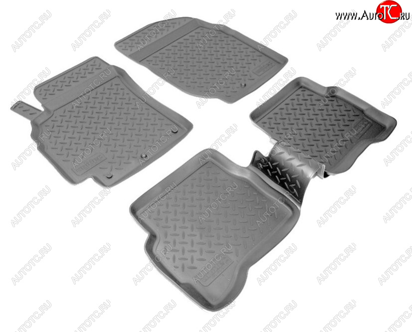 2 139 р. Комплект ковриков в салон Norplast Unidec Nissan Almera Classic седан B10 (2006-2013) (Цвет: черный)  с доставкой в г. Вологда