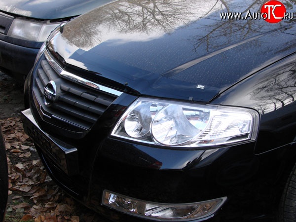 2 699 р. Дефлектор капота NovLine Nissan Almera Classic седан B10 (2006-2013)  с доставкой в г. Вологда