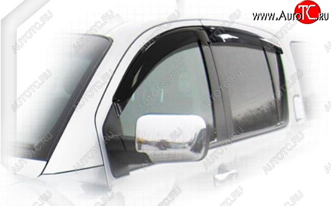 2 159 р. Дефлектора окон CA-Plastiс  Nissan Armada (2003-2007) TA60 дорестайлинг (Classic полупрозрачный)  с доставкой в г. Вологда