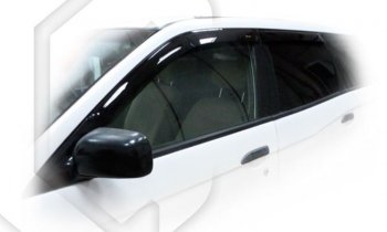 Дефлектора окон CA-Plastiс Nissan Avenir (1999-2005) (Classic полупрозрачный, Без хром.молдинга)