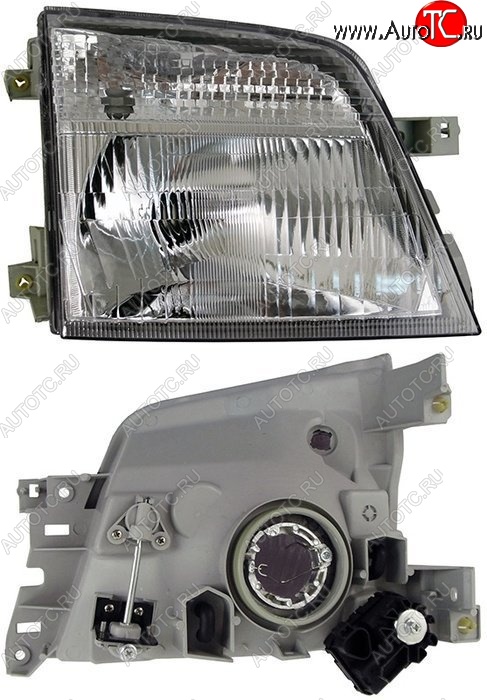 2 099 р. Правая фара SAT Nissan Caravan E25 E25 правый руль (2001-2012)  с доставкой в г. Вологда