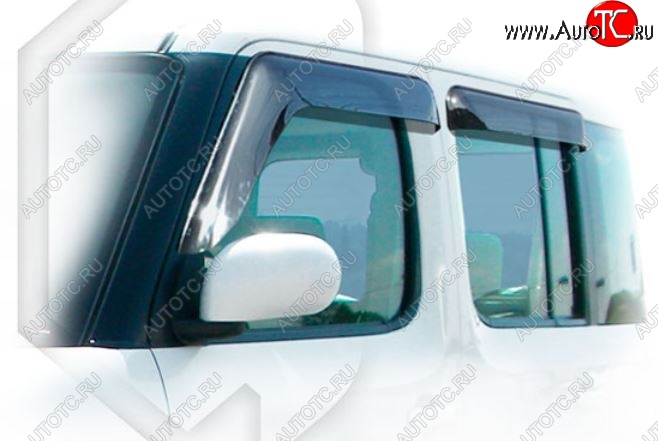 1 899 р. Дефлектора окон CA-Plastiс  Nissan Cube  2 (2002-2008) (Classic полупрозрачный)  с доставкой в г. Вологда
