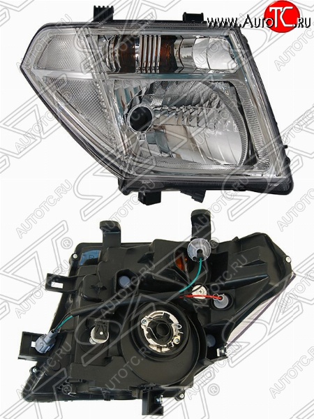 4 599 р. Правая фара передняя SAT Nissan Pathfinder R51 дорестайлинг (2004-2007)  с доставкой в г. Вологда
