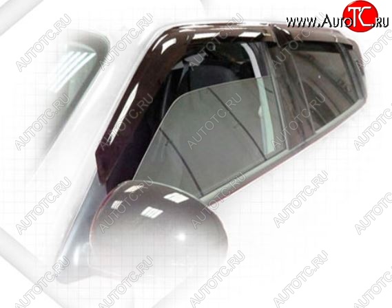 1 999 р. Дефлектора окон CA-Plastiс Nissan Juke 1 YF15 дорестайлинг (2010-2014) (Classic полупрозрачный)  с доставкой в г. Вологда