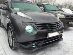 10 199 р. Решетка радиатора KENSTYLE Nissan Juke 1 YF15 дорестайлинг (2010-2014) (Неокрашенная)  с доставкой в г. Вологда. Увеличить фотографию 2