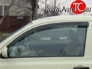 999 р. Комплект дефлекторов окон (ветровиков) 4 шт. (3 двери) Russtal Nissan Micra K12 5 дв. дорестайлинг (2002-2005)  с доставкой в г. Вологда