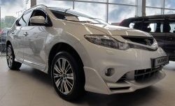 22 749 р. Комплект порогов Impul Nissan Murano 2 Z51 рестайлинг (2010-2016) (Неокрашенные)  с доставкой в г. Вологда. Увеличить фотографию 2