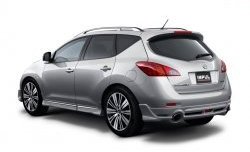 22 749 р. Комплект порогов Impul Nissan Murano 2 Z51 рестайлинг (2010-2016) (Неокрашенные)  с доставкой в г. Вологда. Увеличить фотографию 8