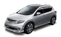 14 199 р. Решётка радиатора Impul V2 Nissan Murano 2 Z51 рестайлинг (2010-2016) (Неокрашенная)  с доставкой в г. Вологда. Увеличить фотографию 8