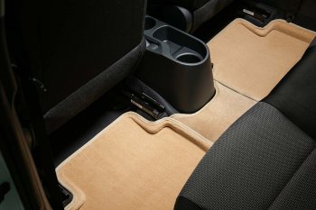 8 349 р. Текстильные 3D коврики в салон SEINTEX бежевые  Nissan Murano  2 Z51 (2008-2016) дорестайлинг, рестайлинг  с доставкой в г. Вологда. Увеличить фотографию 4