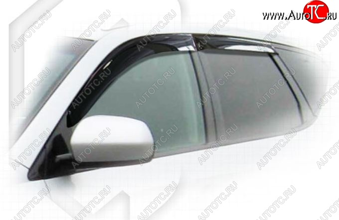 2 079 р. Дефлектора окон CA-Plastiс Nissan Murano 1 Z50 (2002-2009) (Classic полупрозрачный, Без хром.молдинга)  с доставкой в г. Вологда