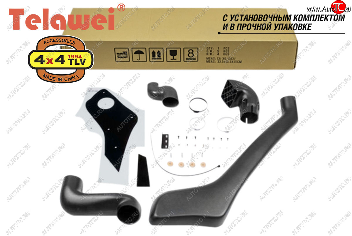 7 699 р. Шноркель Telawei (2.5D) Nissan Navara 2 D40 дорестайлинг (2004-2010)  с доставкой в г. Вологда