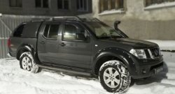 17 599 р. Накладки на колёсные арки RA (комплект) Nissan Navara 2 D40 дорестайлинг (2004-2010) (Поверхность шагрень)  с доставкой в г. Вологда. Увеличить фотографию 2