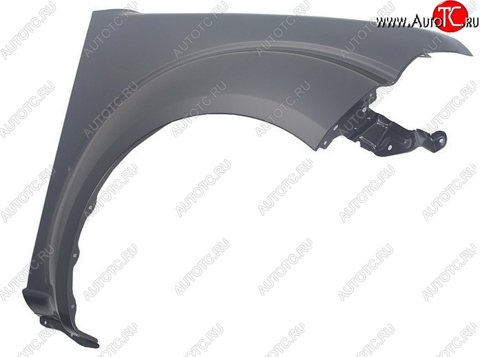 7 399 р. Переднее правое крыло SAT (пр-во Тайвань) Nissan Navara 2 D40 дорестайлинг (2004-2010) (Неокрашенное)  с доставкой в г. Вологда