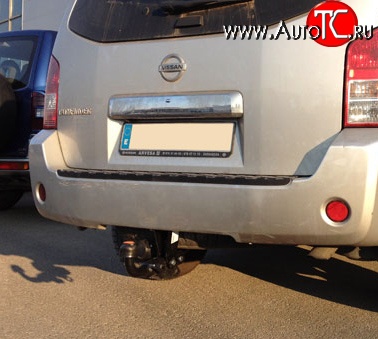 22 699 р. Фаркоп (с пластиковым бампером) NovLine Nissan Navara 2 D40 дорестайлинг (2004-2010)  с доставкой в г. Вологда