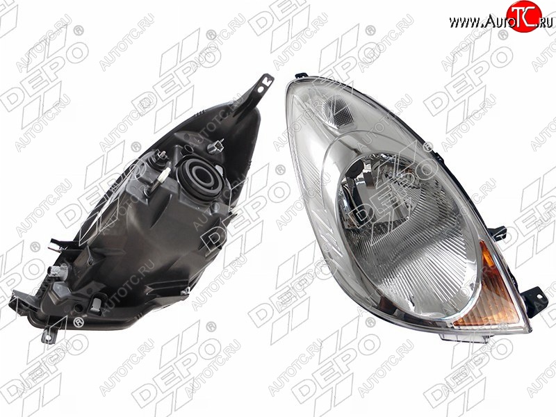 9 699 р. Правая фара DEPO (под электро-корректор) Nissan Note 1 E11 рестайлинг (2008-2013)  с доставкой в г. Вологда