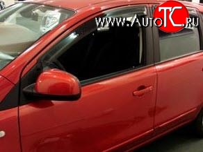 4 199 р. Дефлекторы окон (ветровики) 4 шт. Novline Nissan Note 1 E11 дорестайлинг (2004-2008)  с доставкой в г. Вологда