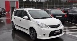 9 649 р. Решётка радиатора Impul Nissan Note 1 E11 рестайлинг (2008-2013) (Неокрашенная)  с доставкой в г. Вологда. Увеличить фотографию 7