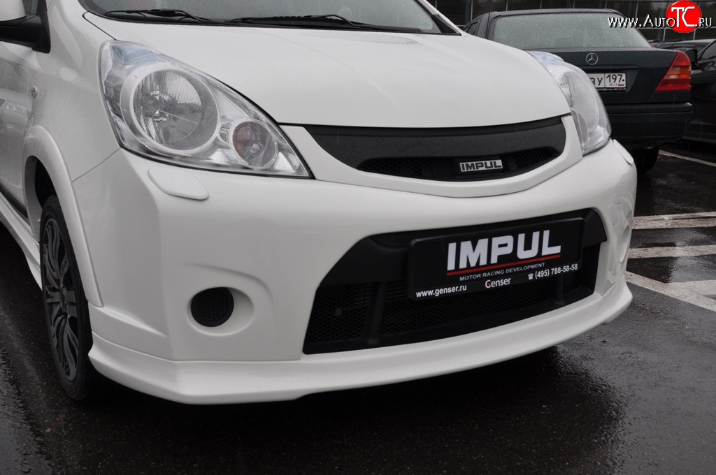 9 649 р. Решётка радиатора Impul Nissan Note 1 E11 рестайлинг (2008-2013) (Неокрашенная)  с доставкой в г. Вологда