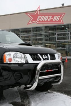 18 269 р. Защита переднего бампера Souz-96 (d76) Nissan NP300 (2008-2013)  с доставкой в г. Вологда. Увеличить фотографию 2
