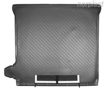 Коврик багажника Norplast Nissan Pathfinder R51 рестайлинг (2009-2014) (Черный, с погрузочным ковриком (фартуком))
