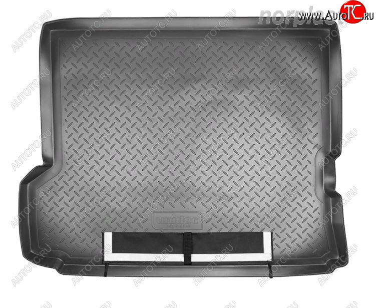 3 299 р. Коврик багажника Norplast Unidec Nissan Patrol 5 Y61 2-ой рестайлинг (2004-2010) (Черный, с погрузочным ковриком (фартуком))  с доставкой в г. Вологда