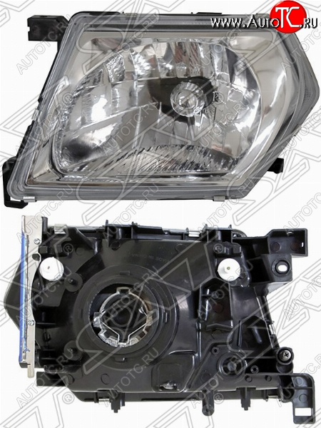 3 899 р. Левая фара передняя SAT (евросвет)  Nissan Patrol  5 (2001-2004) Y61 1-ый рестайлинг  с доставкой в г. Вологда