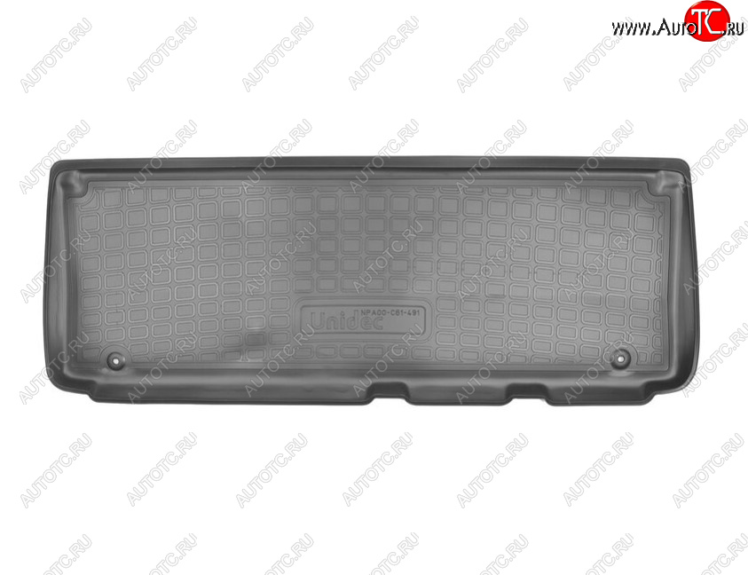 1 089 р. Коврик салонный Norplast Unidec (3-ий ряд) Nissan Patrol 6 Y62 дорестайлинг (2010-2014) (Цвет: черный)  с доставкой в г. Вологда