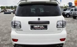 20 499 р. Накладка на заднюю дверь автомобиля Impul Nissan Patrol 6 Y62 дорестайлинг (2010-2014)  с доставкой в г. Вологда. Увеличить фотографию 4
