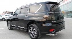 43 999 р. Накладка на задний бампер Impul Nissan Patrol 6 Y62 дорестайлинг (2010-2014) (Неокрашенная)  с доставкой в г. Вологда. Увеличить фотографию 2