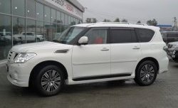 43 999 р. Комплект порогов Impul Nissan Patrol 6 Y62 дорестайлинг (2010-2014) (Неокрашенные)  с доставкой в г. Вологда. Увеличить фотографию 7