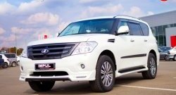 38 499 р. Решётка радиатора Impul V2 Nissan Patrol 6 Y62 дорестайлинг (2010-2014) (Неокрашенная)  с доставкой в г. Вологда. Увеличить фотографию 3