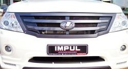 38 499 р. Решётка радиатора Impul V2 Nissan Patrol 6 Y62 дорестайлинг (2010-2014) (Неокрашенная)  с доставкой в г. Вологда. Увеличить фотографию 5