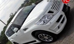 10 599 р. Реснички на фары Invader Style Nissan Patrol 6 Y62 дорестайлинг (2010-2014) (Неокрашенные)  с доставкой в г. Вологда. Увеличить фотографию 2