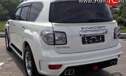 24 249 р. Спойлер Invader Style Nissan Patrol 6 Y62 дорестайлинг (2010-2014) (Неокрашенный)  с доставкой в г. Вологда. Увеличить фотографию 2