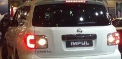 22 749 р. Спойлер Impul Nissan Patrol 6 Y62 дорестайлинг (2010-2014) (Неокрашенный)  с доставкой в г. Вологда. Увеличить фотографию 3