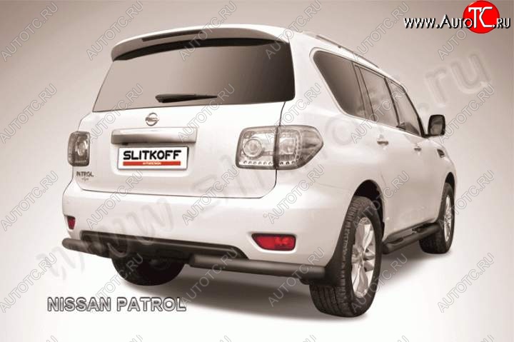 13 999 р. Уголки d76 Nissan Patrol 6 Y62 дорестайлинг (2010-2014) (Цвет: серебристый)  с доставкой в г. Вологда